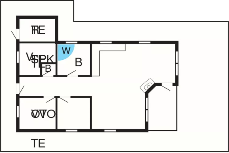 Ruim toevluchtsoord met whirlpool -- By Traum Ferienwohnungen-Plattegrond