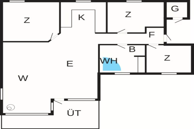 6 persoons vakantie huis in Højby-By Traum-Plattegrond