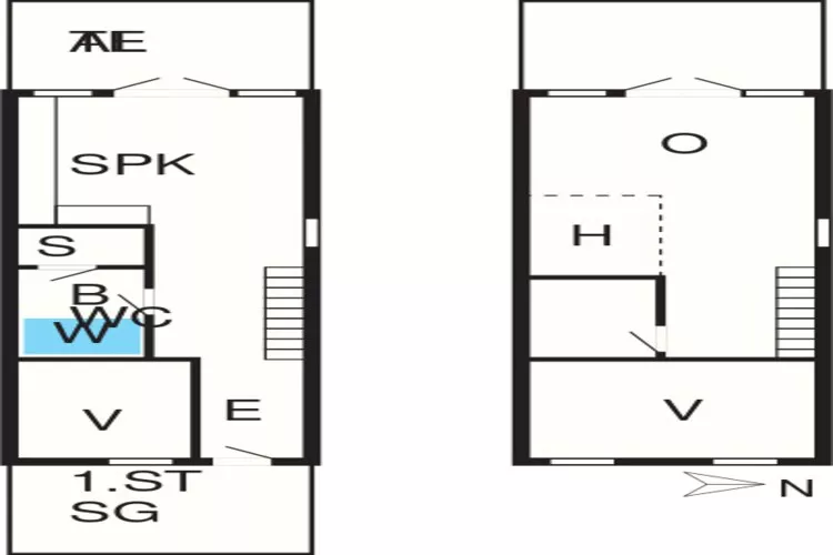 8 persoons vakantie huis in Nykøbing Sj-Plattegrond