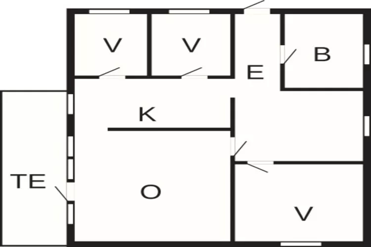 Rustige strand retraite -- By Traum Ferienwohnungen-Plattegrond