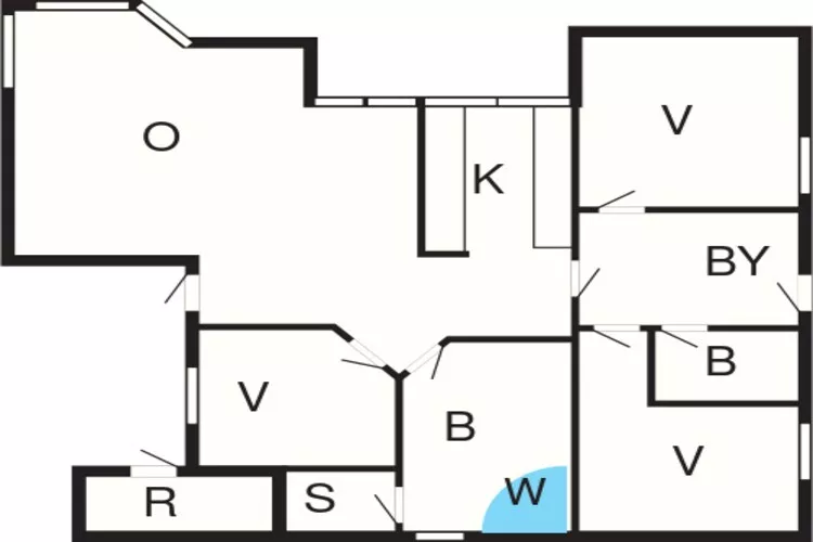 Gezinsuitje in Lodskovvad -- By Traum Ferienwohnungen-Plattegrond