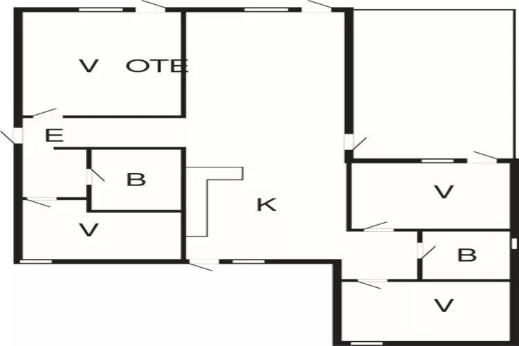 Kustparadijs in oster Hurup -- By Traum Ferienwohnungen-Plattegrond