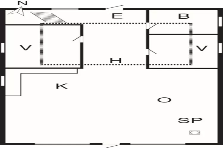 6 persoons vakantie huis in Harboøre-By Traum-Plattegrond