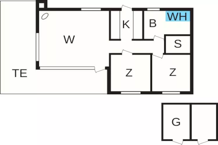 Afgelegen strand retraite -- By Traum Ferienwohnungen-Plattegrond