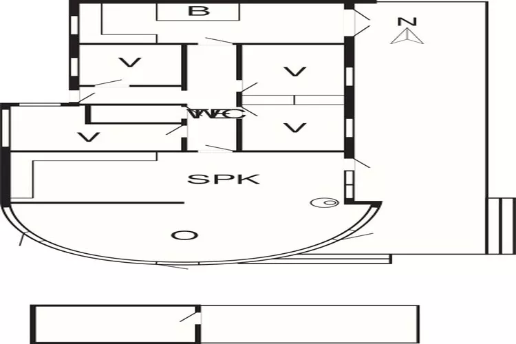 Kustgeluk in Tranekaer -- By Traum Ferienwohnungen-Plattegrond