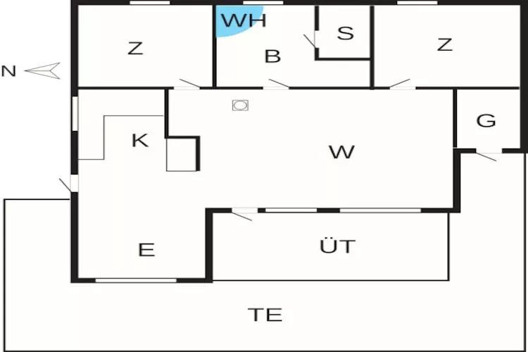 6 persoons vakantie huis in Ringkøbing-By Traum-Plattegrond