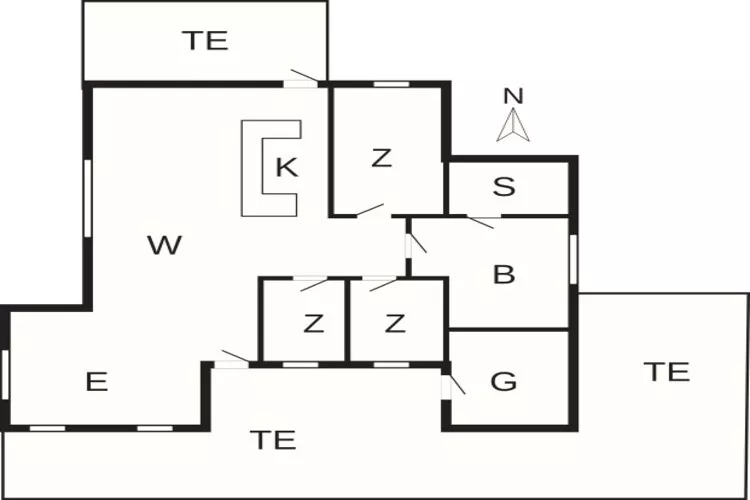 6 persoons vakantie huis in Ringkøbing-By Traum-Plattegrond