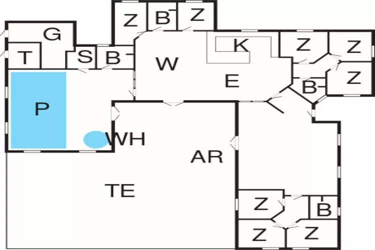 Luxe zwembad retraite -- By Traum Ferienwohnungen-Plattegrond