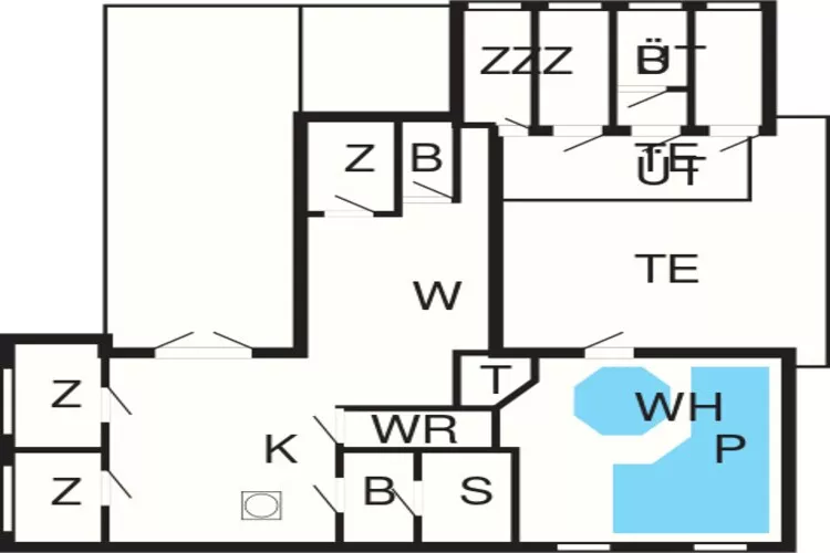 18 persoons vakantie huis in Rømø-By Traum-Plattegrond