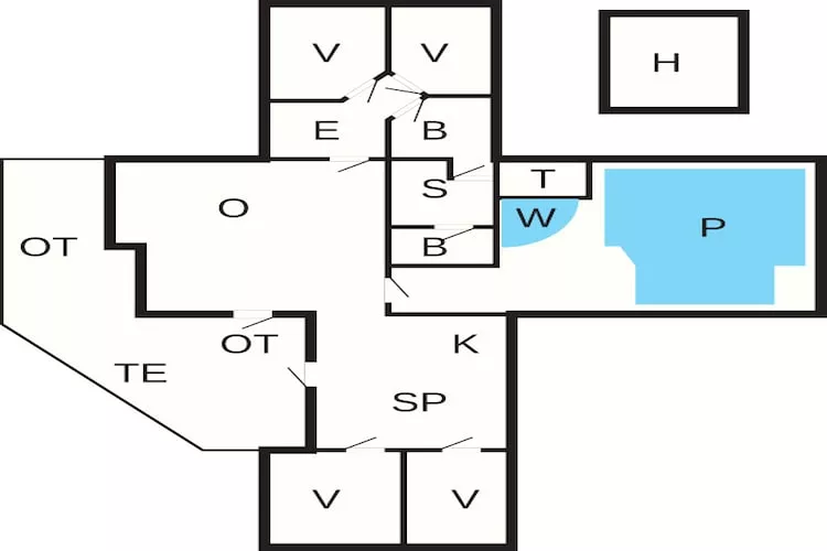10 persoons vakantie huis in Væggerløse-By Traum-Plattegrond