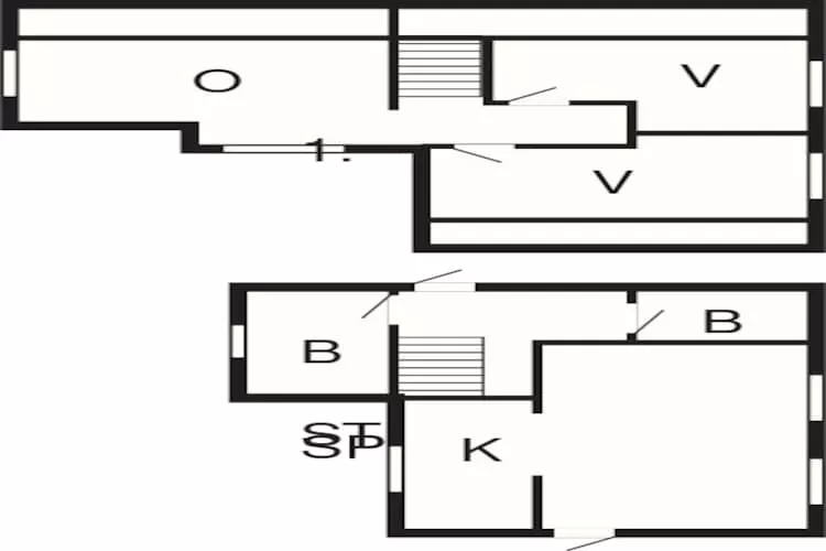 Zeezicht Idylle in Svaneke -- By Traum Ferienwohnungen-Plattegrond