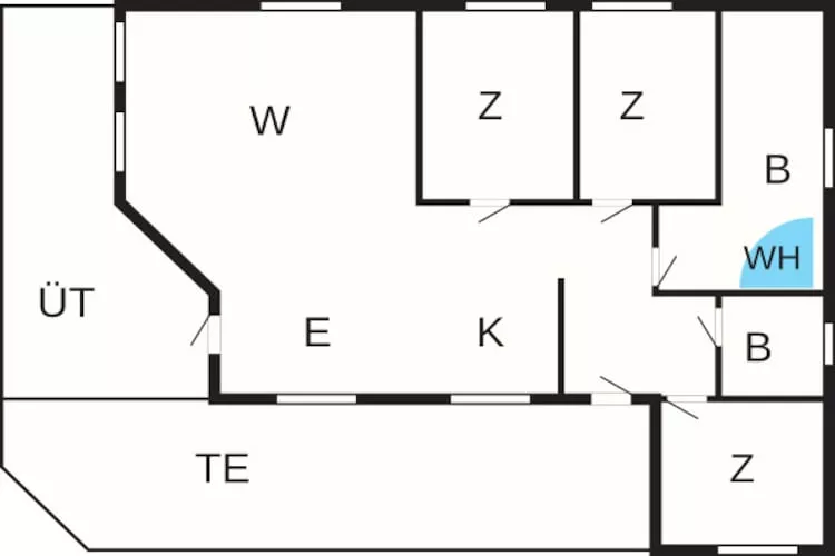 8 persoons vakantie huis in Glesborg-By Traum-Plattegrond