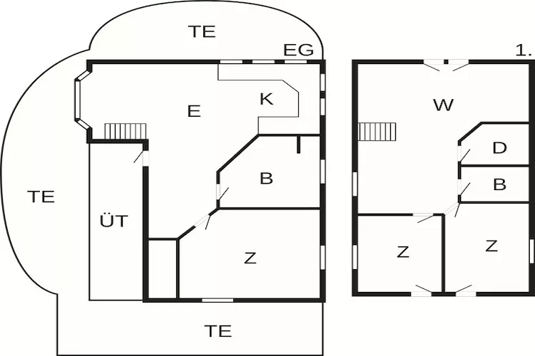 Strandparadijs in Saltum -- By Traum Ferienwohnungen-Plattegrond