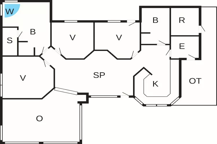 Rustig toevluchtsoord met Spa -- By Traum Ferienwohnungen-Plattegrond