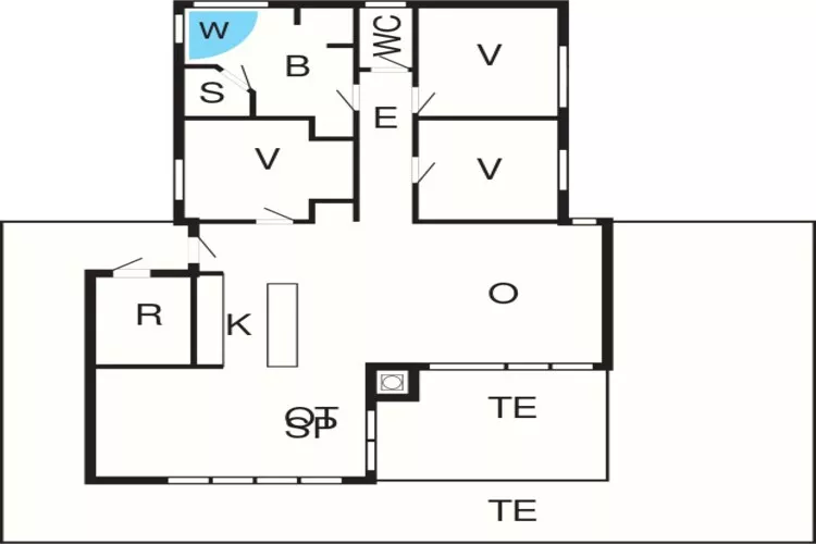 10 persoons vakantie huis in Brovst-By Traum-Plattegrond