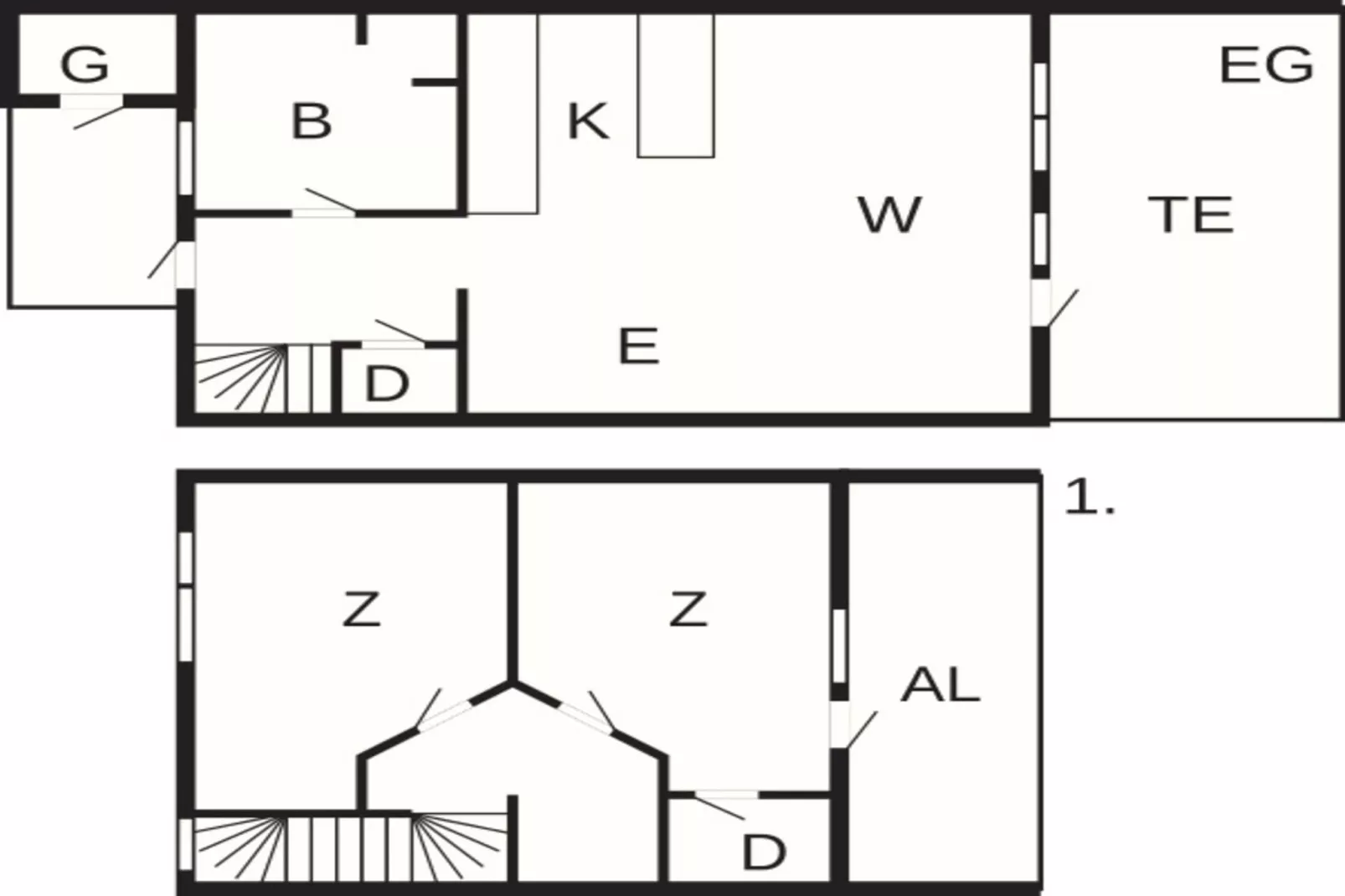 3½ room,Skipperhousem,Non smoking-Plattegrond