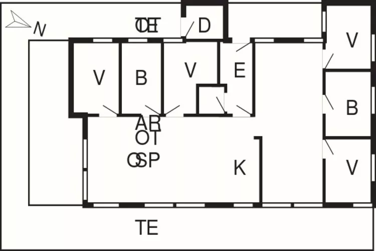 8 persoons vakantie huis in Sjølund-By Traum-Plattegrond
