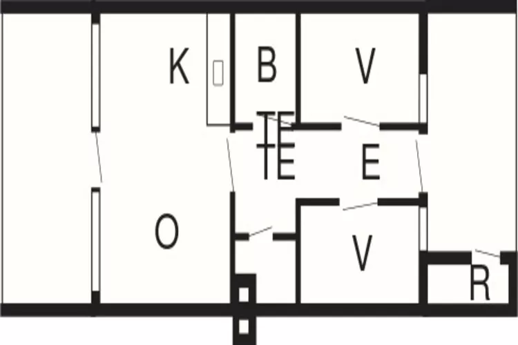 6 persoons vakantie huis in Henne-By Traum-Plattegrond