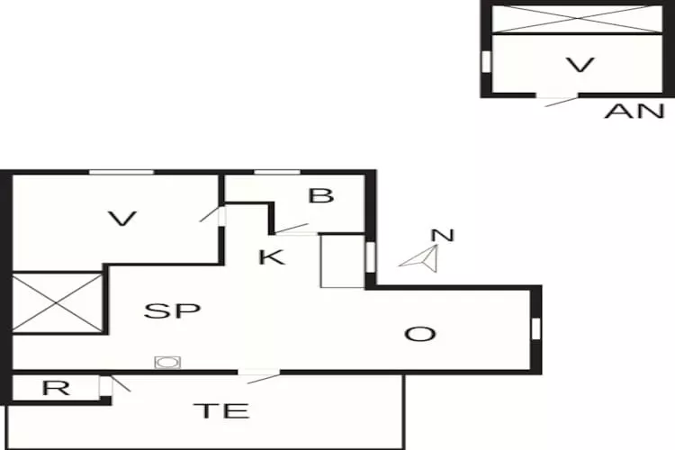 4 persoons vakantie huis in Jerup-By Traum-Plattegrond