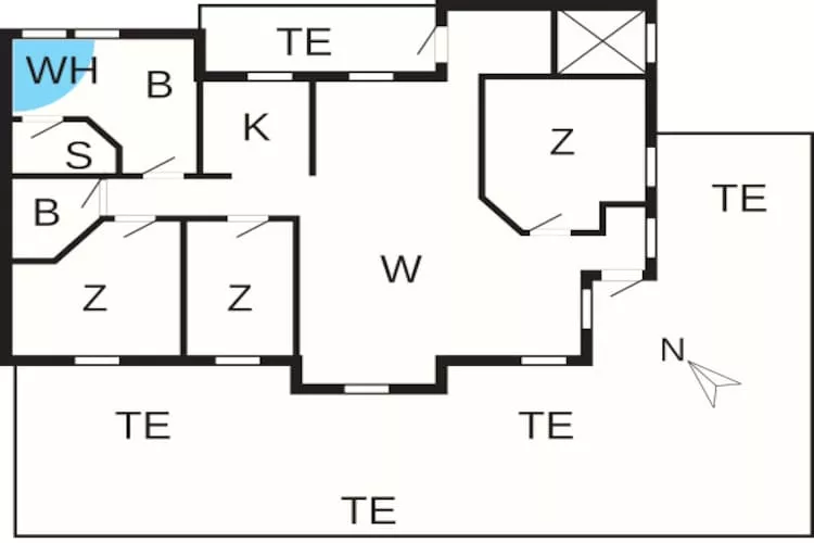 8 persoons vakantie huis in Ålbæk-By Traum-Plattegrond