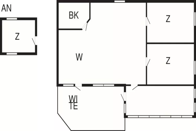 6 persoons vakantie huis in HÅCKSVIK-By Traum-Plattegrond