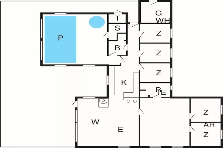 Luxe zwembadvilla bij zee -- By Traum Ferienwohnungen-Plattegrond