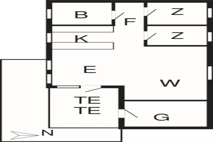 4 persoons vakantie huis in Læsø-By Traum-Plattegrond