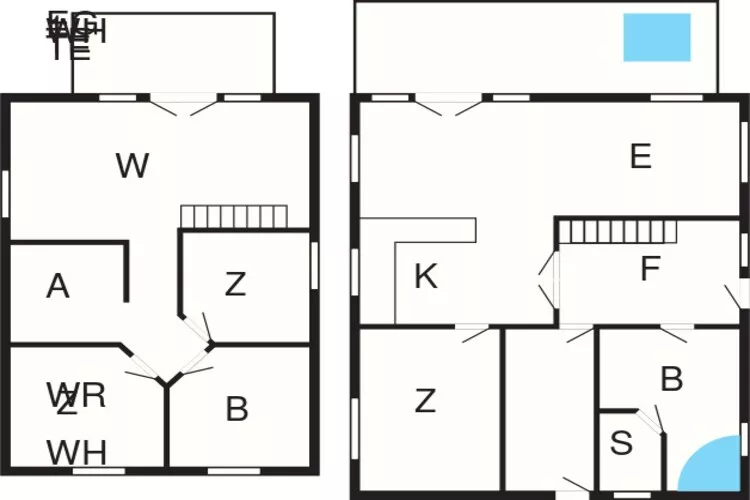 10 persoons vakantie huis in Bagenkop-Plattegrond