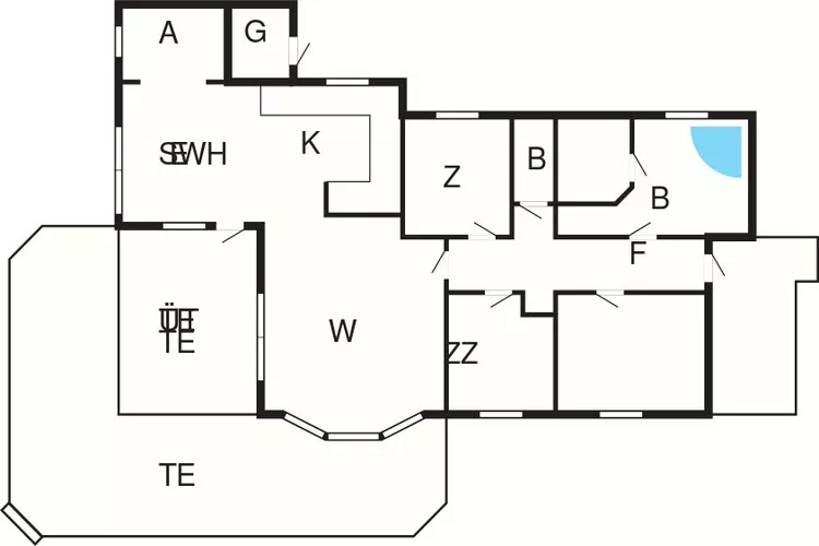 6 persoons vakantie huis in Hemmet-By Traum-Plattegrond
