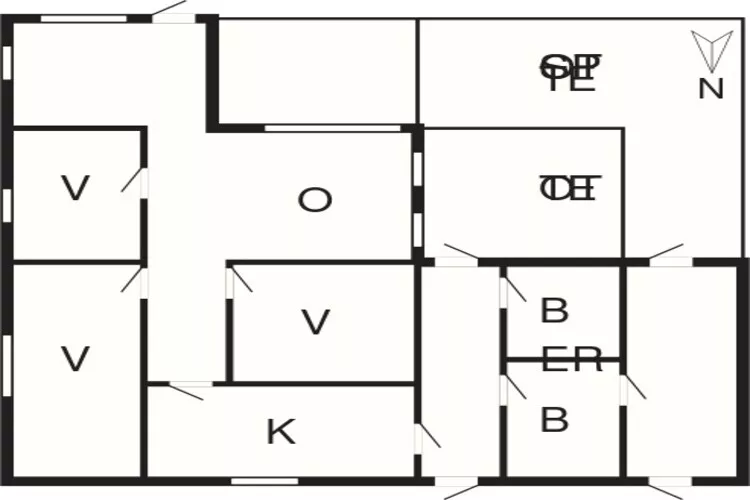 Strandparadijs in Marielyst -- By Traum Ferienwohnungen-Plattegrond