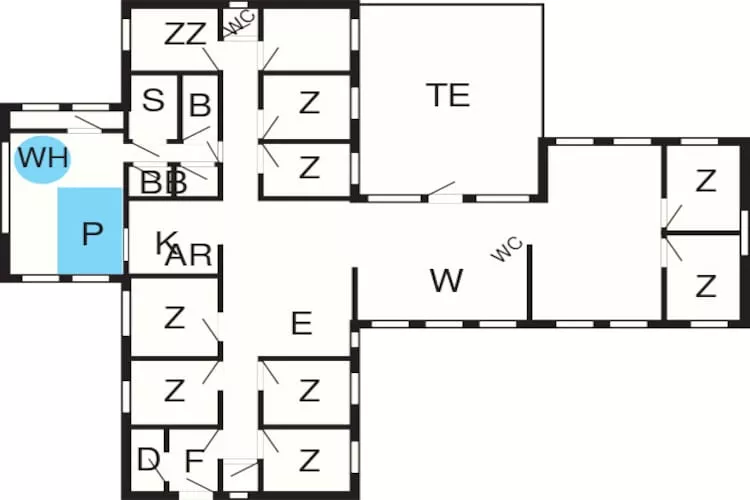 Luxe retraite in Tranum -- By Traum Ferienwohnungen-Plattegrond