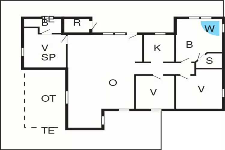 Luxe retraite Tranum Strand -- By Traum Ferienwohnungen-Plattegrond