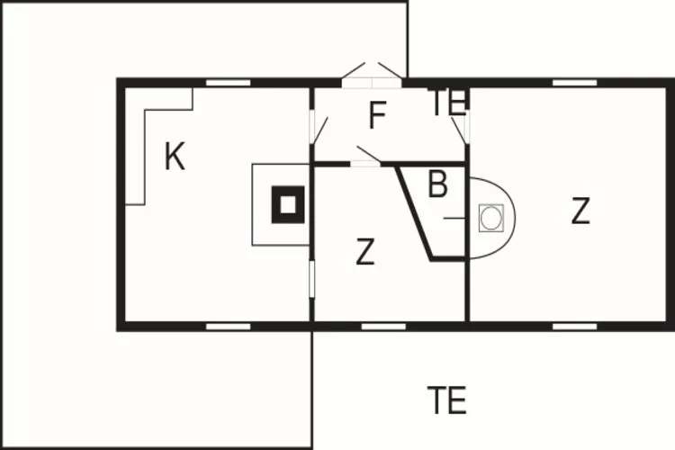 6 persoons vakantie huis in HOVA-By Traum-Plattegrond