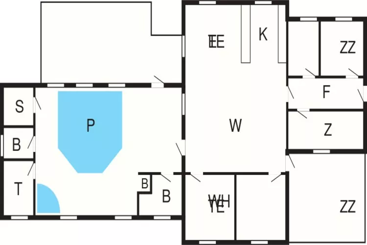 10 persoons vakantie huis in Harboøre-By Traum-Plattegrond