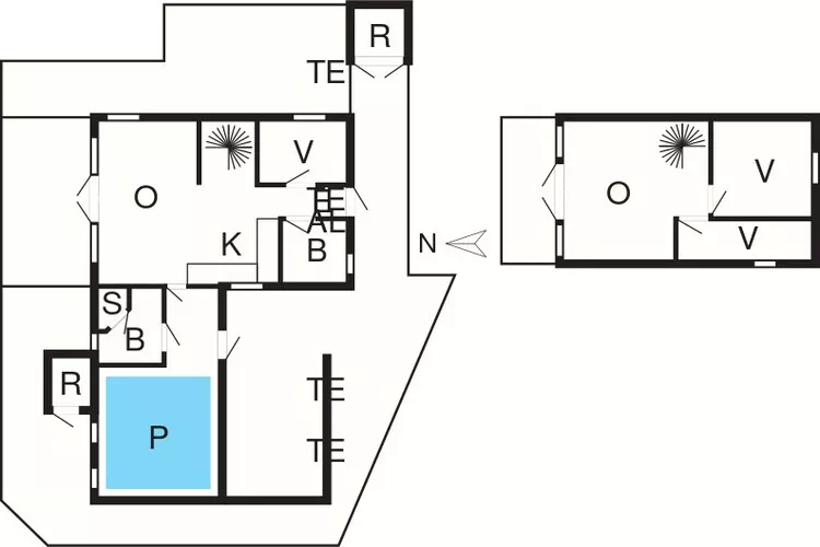 10 persoons vakantie huis in Allingåbro-By Traum-Plattegrond