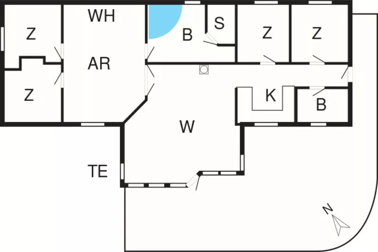 12 persoons vakantie huis in Idestrup-By Traum-Plattegrond
