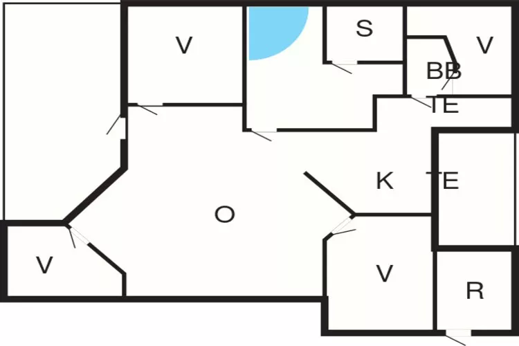 Rustig toevluchtsoord in Mommark -- By Traum Ferienwohnungen-Plattegrond