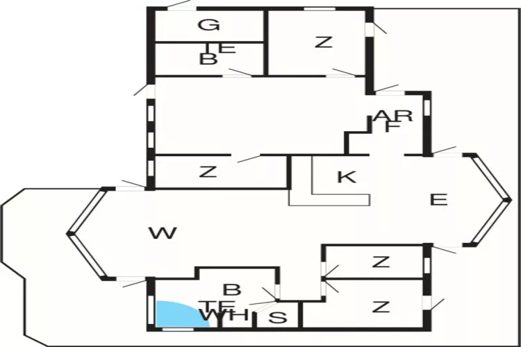 8 persoons vakantie huis in Løkken-By Traum-Plattegrond