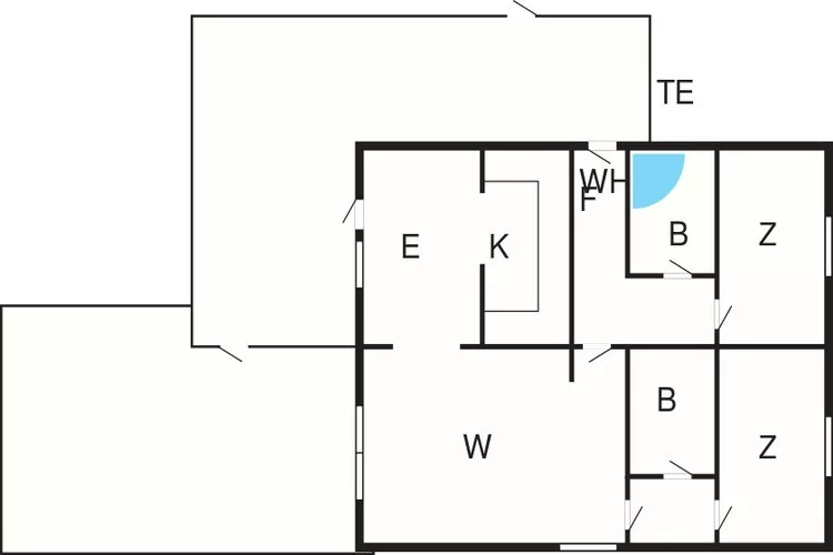 Gezellig strandhuis -- By Traum Ferienwohnungen-Plattegrond