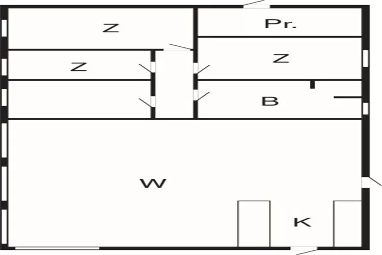 Afgelegen strandvakantie -- By Traum Ferienwohnungen-Plattegrond