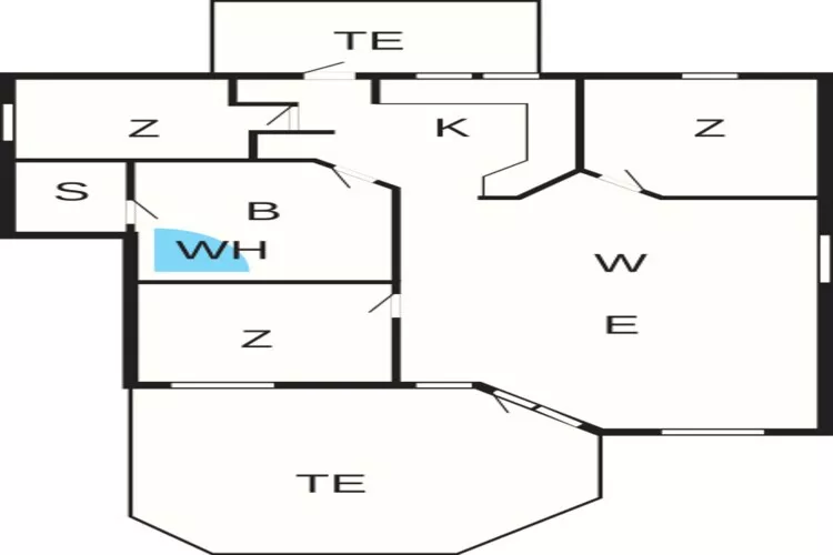 6 persoons vakantie huis in Hadsund-By Traum-Plattegrond