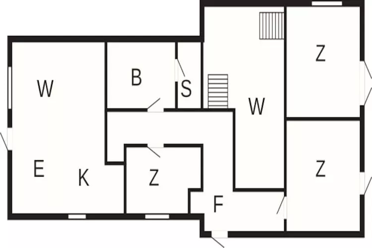 6 persoons vakantie huis in Bjert-By Traum-Plattegrond