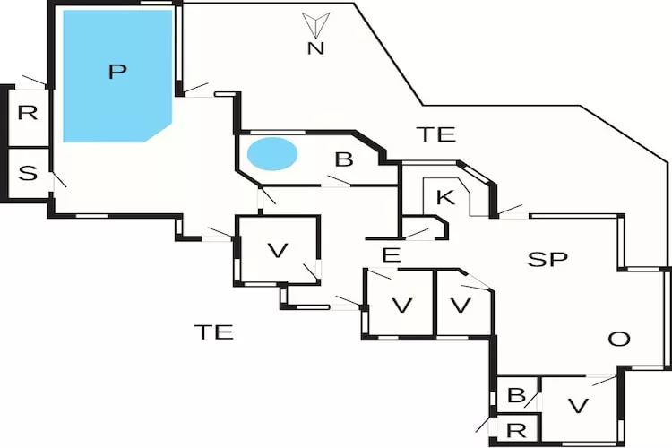 Wellness Retreat aan Zee -- By Traum Ferienwohnungen-Plattegrond