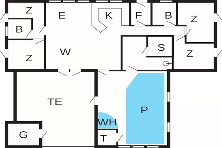 10 persoons vakantie huis in Ulfborg-By Traum-Plattegrond