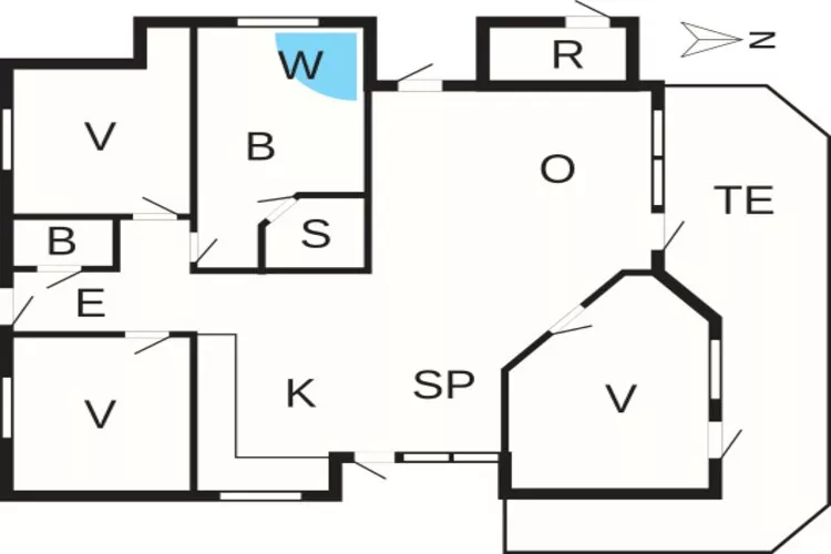 8 persoons vakantie huis in Ulfborg-By Traum-Plattegrond