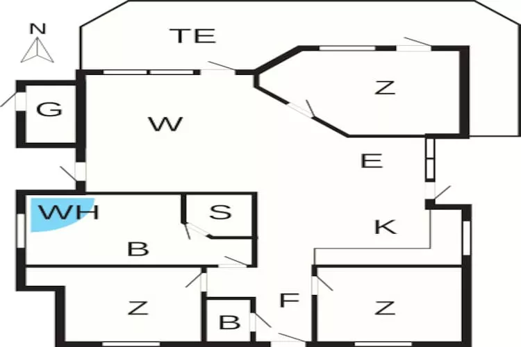 8 persoons vakantie huis in Ulfborg-By Traum-Plattegrond