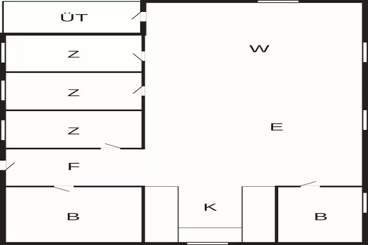 4 persoons vakantie huis in Børkop-By Traum-Plattegrond