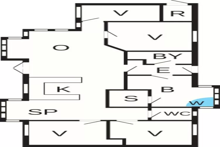 Modern cederhuis nabij strand -- By Traum Ferienwohnungen-Plattegrond