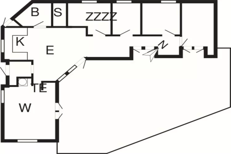 8 persoons vakantie huis in Vejers Strand-By Traum-Plattegrond