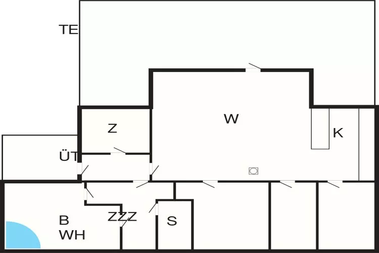 Rustig toevluchtsoord Skovmose -- By Traum Ferienwohnungen-Plattegrond